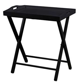 Debenhams Black vinny Tray Table (63 x 53cm)
