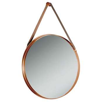 Dipre Wall Mirror Copper (Diameter 60cm)