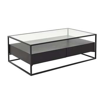 Drift coffee table darkwood (40 x 120cm)