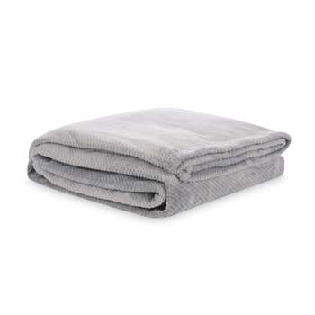 Editions Jacquard Fleece Slate Blanket (150 x 200cm)