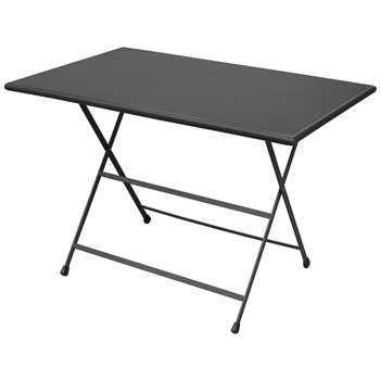 EMU Arc En Ciel Rectangular 4 Seater Outdoor Dining Tables - Iron  74 x 70cm