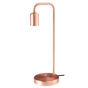 EVA Copper-coloured metal lamp (50 x 17cm)