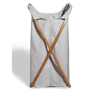 Fabric Laundry Bin - Grey