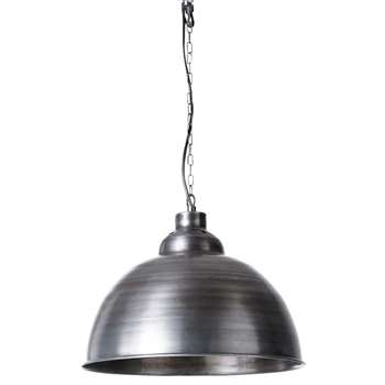 FACTORY Brushed Metal Pendant Lamp (H100 x W38 x D38cm)