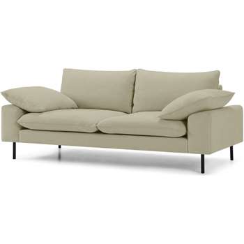Fallyn Large 2 Seater Sofa, Stoned Sand Fabric (H83 x W189 x D94cm)
