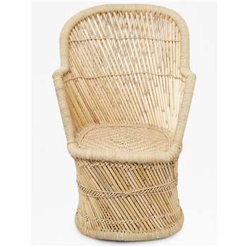 Fan Pampas Chair - Natural (H110 x W60 x D70cm)