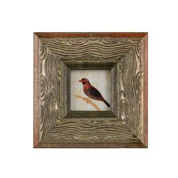 Faux Bois Frame with Print 3x3 (7.6 x 7.6cm)