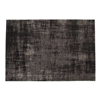 FEEL cotton rug in black (200 x 290cm)