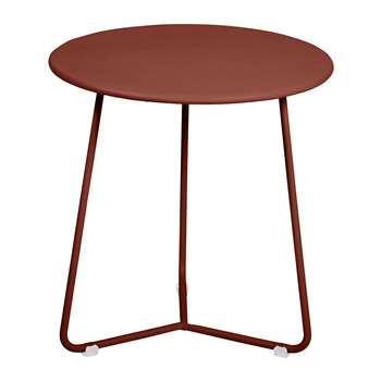 Fermob - Cocotte Side Table - Red Ochre (H36 x W34 x D34cm)