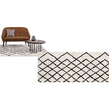 Fes Tufted Rug, Off White (120 x 170cm)