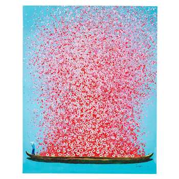 Flower Boat Art Medium (H100 x W80 x D3.5cm)