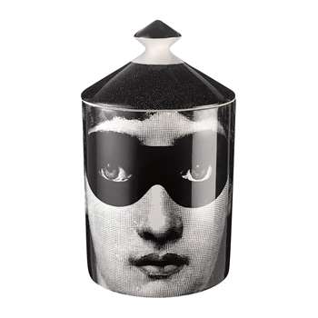 Fornasetti - Don Giovanni Scented Candle - Black/White - 300g (H15 x W11 x D11cm)