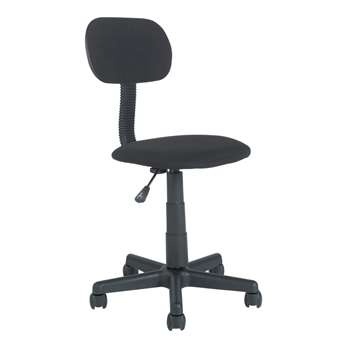Gas Lift Height Adjustable - Office Chair - Black (89 x 39.5cm)