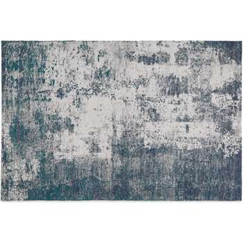 Genna Rug, Petrol Blue (H160 x W230cm)