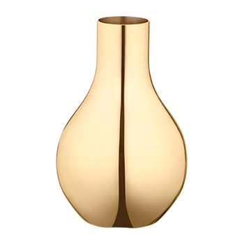 Georg Jensen Cafu Vase - Gold Plated - Extra Small (14.8 x 9.8cm)