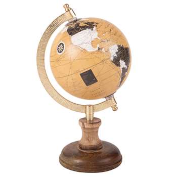 Globe Figurine (H23 x W13 x D13cm)