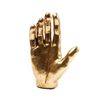 Gold hand figurine (35 x 23cm)