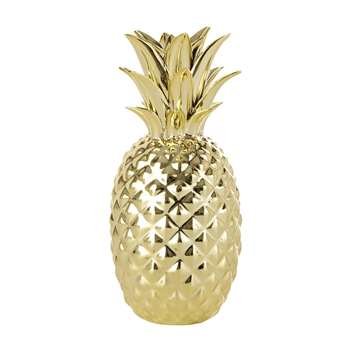 Gold pineapple ornament (23.5 x 10.5cm)