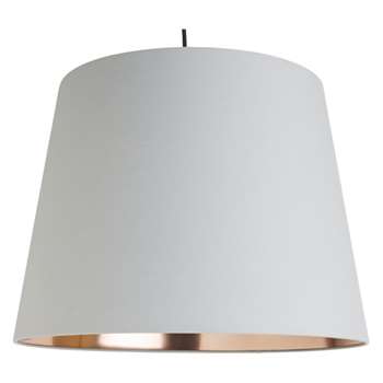 Habitat Grande Grey Copper Lined Lampshade (Diameter 51cm)