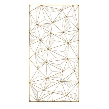 GRAPHIC GOLD Gold Metal Wire Wall Art (119.5 x 61cm)