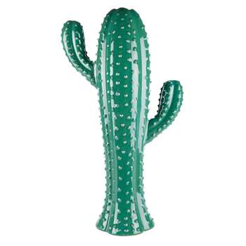 Green ceramic cactus vase PALMITO (58 x 32cm)
