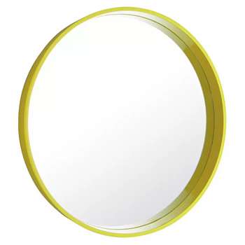 Habitat Aimee Wall Mirror - Yellow (Diameter 60cm)