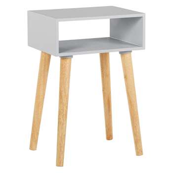 Habitat Cato Side Table - Grey (H60 x W40 x D30cm)