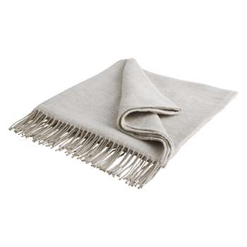 Habitat Linen Cream Throw (140 x 200cm)