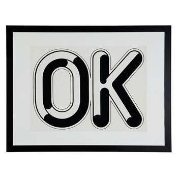 Habitat Ok Print With Frame Ok (60 x 80cm)