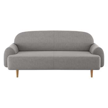 Habitat Saskia Grey Fabric 3 Seater Sofa (76 x 180cm)