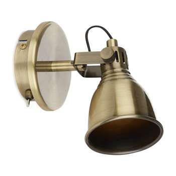 Hamilton Antique Brass Spot Light (15 x 10cm)