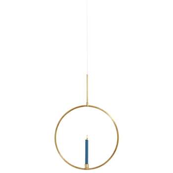 Hanging Circle Candle Holder (H62 x W42 x D3cm)