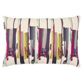 Harlequin Zeal Cushion, Aqua/Lime/Magenta (40 x 60cm)