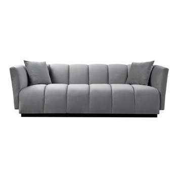 Herbie Three Seat Sofa - Dove Grey (H73 x W221 x D91cm)
