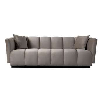 Herbie Three Seat Sofa - Taupe (H73 x W221 x D91cm)