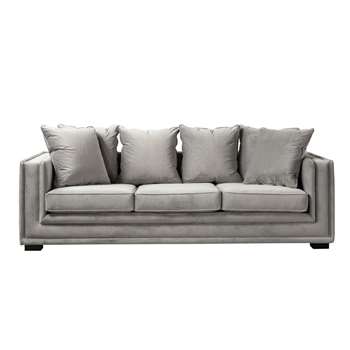 Holburn Three Seat Sofa  - Dove Grey (H69 x W233 x D102cm)