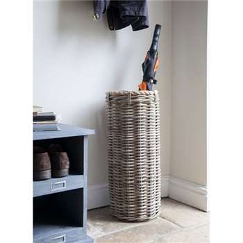 Holkham Umbrella Stand - Rattan (H60 x W25 x D25cm)