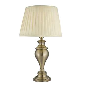 Home Collection ivy Table Lamp, Gold (60 x 35cm)