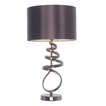 Home Collection luca Table Lamp, Brown (51 x 25cm)
