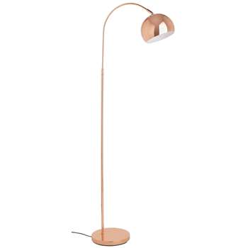 HOME Curva Floor Lamp - Copper (Height 143cm)
