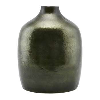 House Doctor - Deep Green Vase (29.5 x 24.5cm)