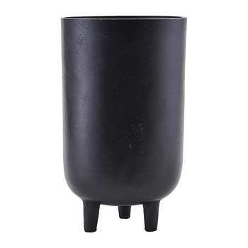 House Doctor - Jang Planter - Black (H26 x W15 x D15cm)