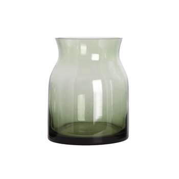 House Doctor - Ruby Vase - Green - Small (16 x 13cm)