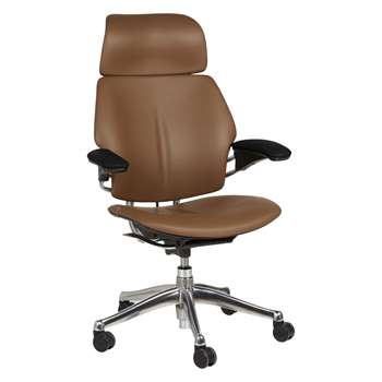Humanscale Freedom Office Chair with Headrest, Tan (H109 x W69 x D41.5cm)