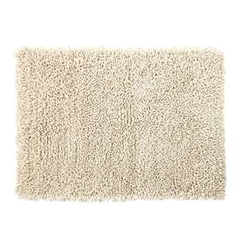 HYGGE Shaggy Wool and Cotton Rug in Ecru (H140 x W200 x D2cm)