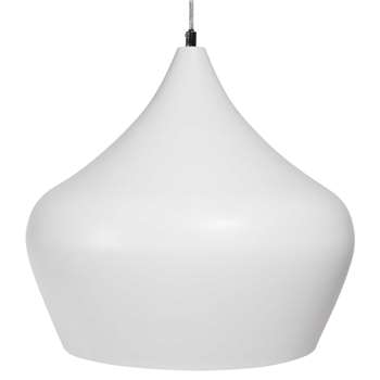 IBRAH white metal pendant D 38 cm