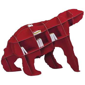 Ibride Bear Bookcase Joe - Red