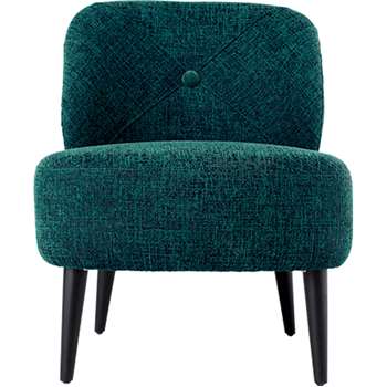 Jasper Accent Chair, Teal Boucle (79 x 62cm)