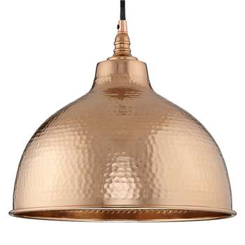 John Lewis Bolu Pendant Shade, Copper (Diameter 31cm)