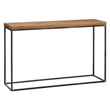 John Lewis & Partners Calia Console Table, Oak (H75 x W120 x D36cm)